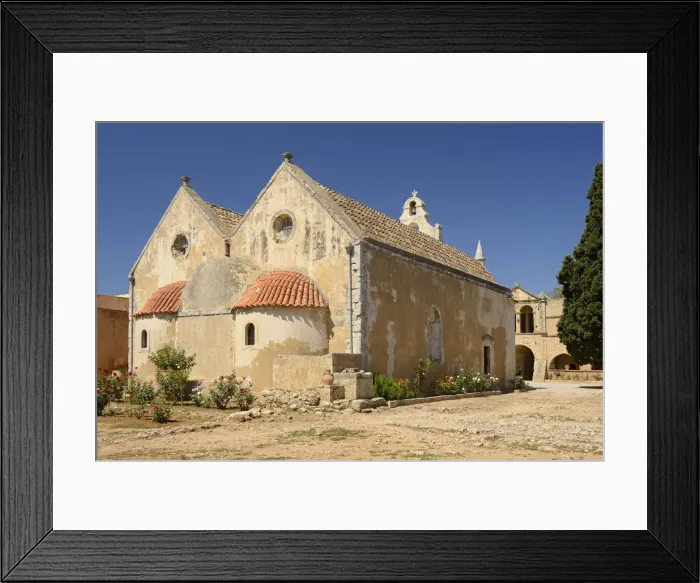 Framed Print : Monastery Arkadi, Crete, Greece, Europe Framed Print : Monastery Arkadi, Crete, Greece, Europe