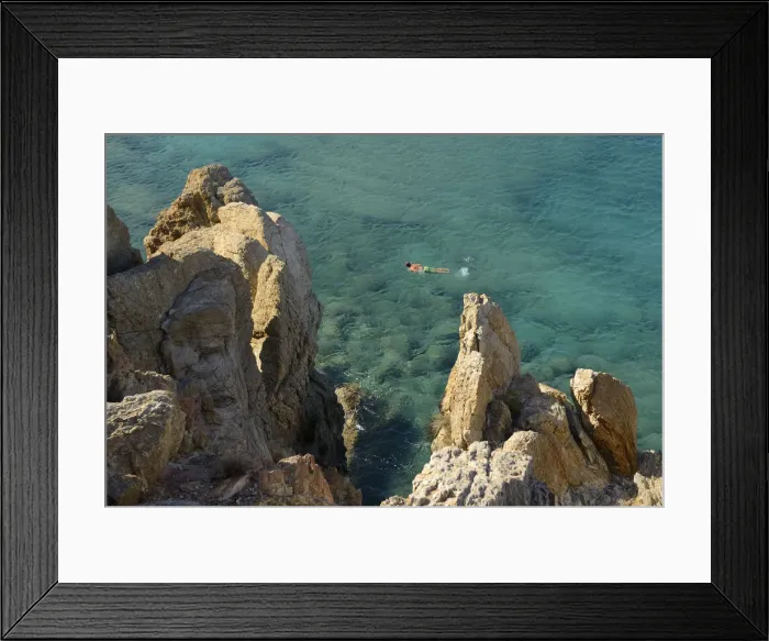 Framed Print : Snorkeling of the coast of Vai, Palm Beach, Crete, Greece, Europe Framed Print : Snorkeling of the coast of Vai, Palm Beach, Crete, Greece, Europe