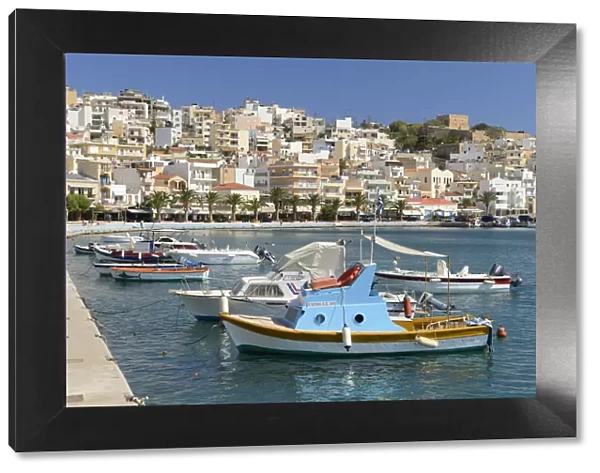Harbour at Sitia, Crete, Greece, Europe