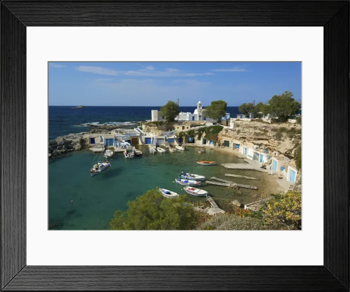 Framed Print : Mandraki, Milos, Cyclades, Greece Framed Print : Mandraki, Milos, Cyclades, Greece