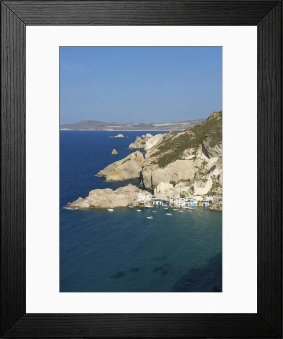 Framed Print : Firopotamos, Milos, Cyclades, Greece Framed Print : Firopotamos, Milos, Cyclades, Greece