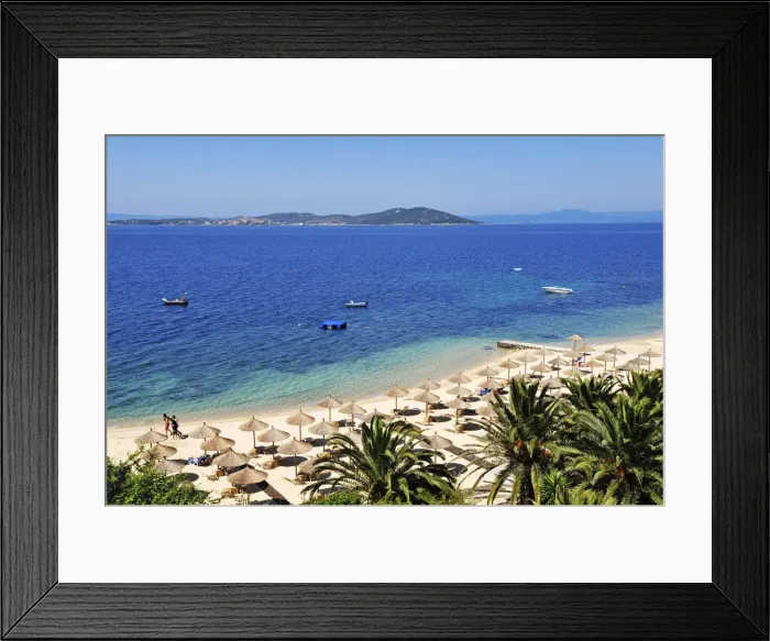 Framed Print : Beach of Eagles Palace Hotel & Spa, Ouranopoli, Chalkidiki, Greece Framed Print : Beach of Eagles Palace Hotel & Spa, Ouranopoli, Chalkidiki, Greece