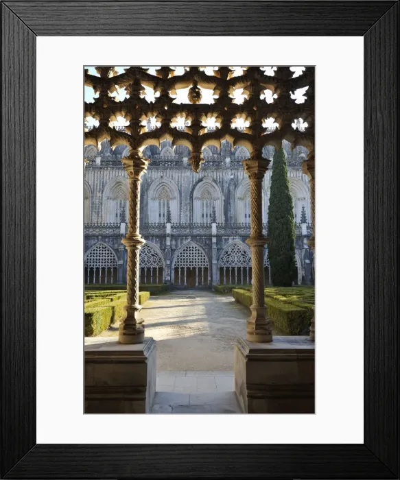 Framed Print : Cloisters of the Batalha monastery, a UNESCO World Heritage Site. Portugal Framed Print : Cloisters of the Batalha monastery, a UNESCO World Heritage Site. Portugal