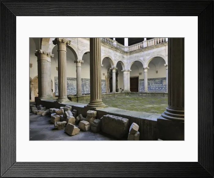 Framed Print : The cloisters of Viseu Motherchurch. Portugal Framed Print : The cloisters of Viseu Motherchurch. Portugal
