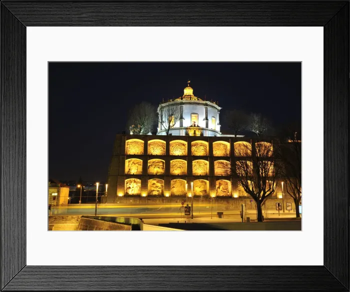 Framed Print : Serra do Pilar monastery. Oporto, Portugal