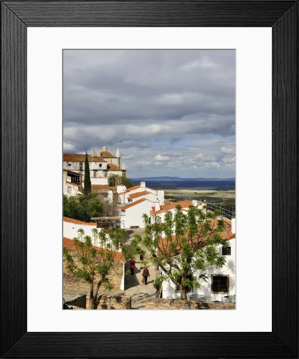 Framed Print : The traditional historical village of Monsaraz. Alentejo, Portugal Framed Print : The traditional historical village of Monsaraz. Alentejo, Portugal
