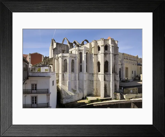 Framed Print : Carmo convent, Lisbon. Portugal Framed Print : Carmo convent, Lisbon. Portugal