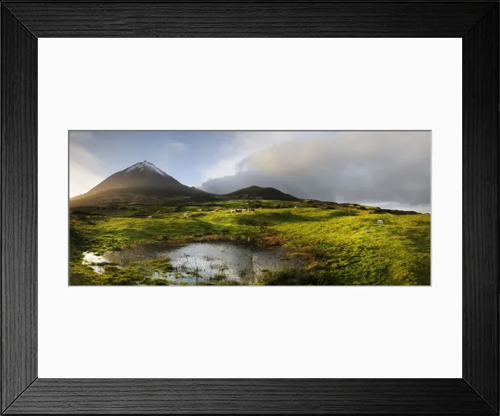 Framed Print : The volcano, 2351 meters high, at the Pico island Framed Print : The volcano, 2351 meters high, at the Pico island