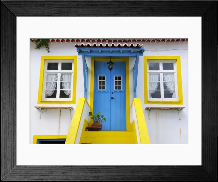 Framed Print : Traditional rural house at Povoacao. Sao Miguel, Azores islands, Portugal Framed Print : Traditional rural house at Povoacao. Sao Miguel, Azores islands, Portugal