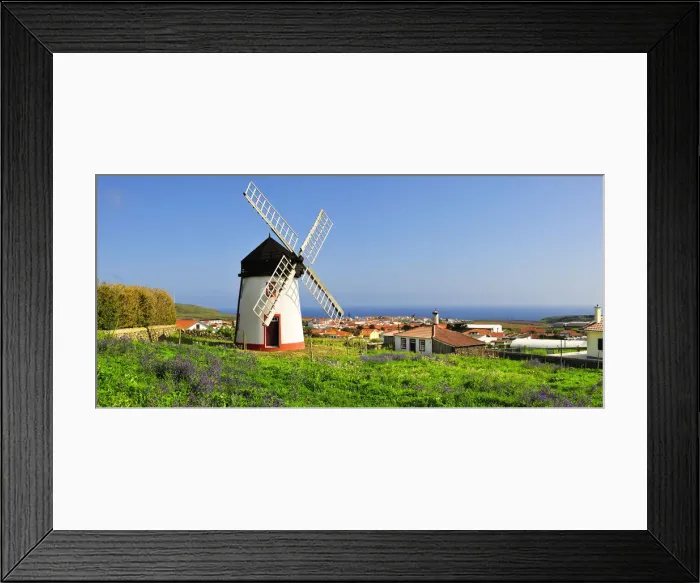 Framed Print : Windmill in Vila do Porto. Santa Maria, Azores islands, Portugal Framed Print : Windmill in Vila do Porto. Santa Maria, Azores islands, Portugal