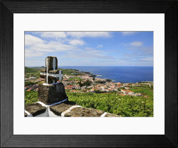 Framed Print : Santa Cruz, the main town of the island. Graciosa, Azores islands, Portugal Framed Print : Santa Cruz, the main town of the island. Graciosa, Azores islands, Portugal