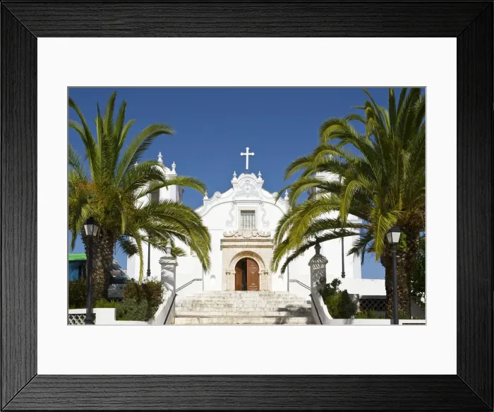 Framed Print : Church in Estobar, Algarve, Portugal Framed Print : Church in Estobar, Algarve, Portugal
