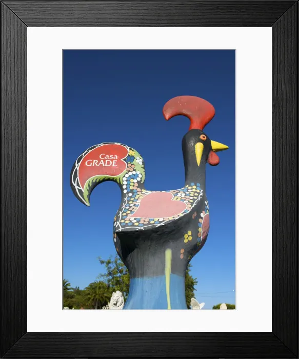 Framed Print : The rooster of Barcelos, Algarve, Portugal Framed Print : The rooster of Barcelos, Algarve, Portugal