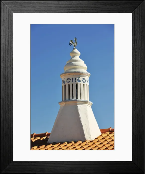 Framed Print : Traditional Algarve chimney, Portugal Framed Print : Traditional Algarve chimney, Portugal