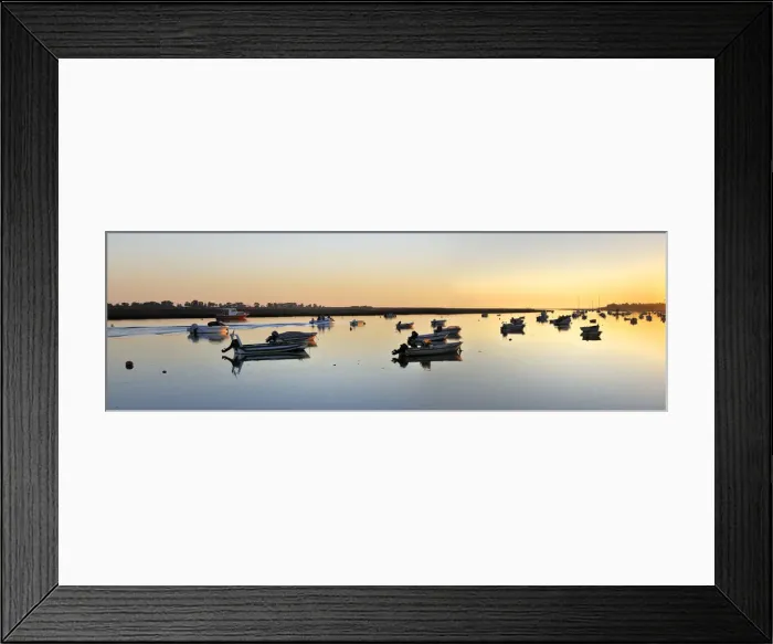 Framed Print : Formosa river Natural Reserve in Santa Luzia, Algarve. Portugal