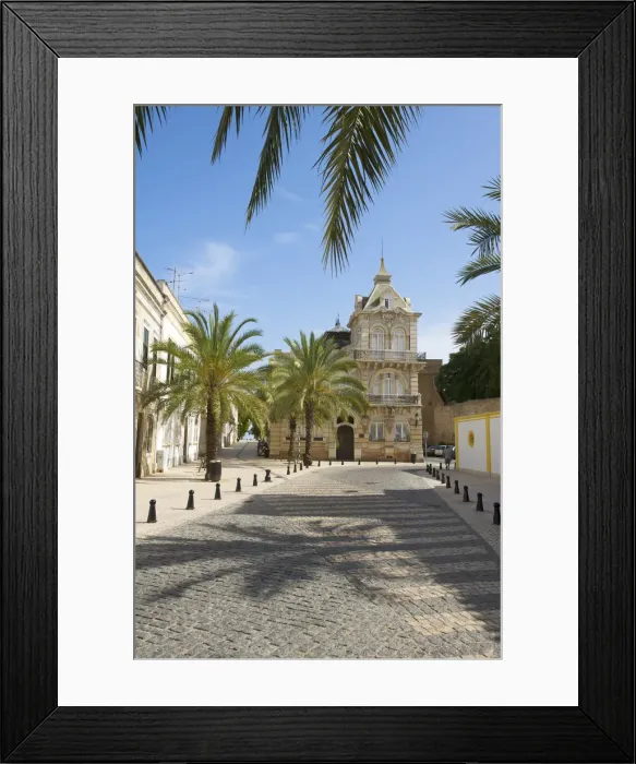 Framed Print : Old Town of Faro, Algarve, Portugal