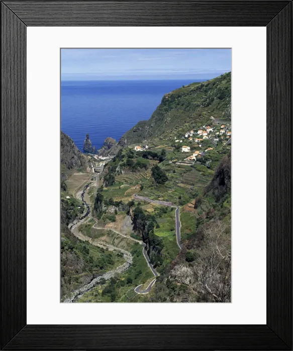 Framed Print : Ribeira da Janela, Madeira Framed Print : Ribeira da Janela, Madeira