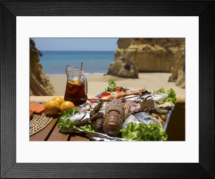 Framed Print : Restaurant, Praia dos Tres Irmaos near Alvor, Algarve, Portugal Framed Print : Restaurant, Praia dos Tres Irmaos near Alvor, Algarve, Portugal