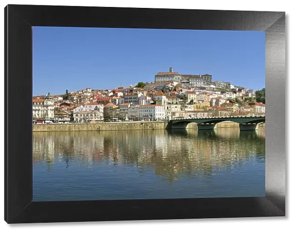 Coimbra and the river Mondego. Portugal