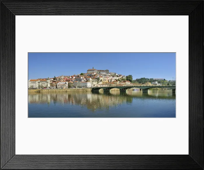 Framed Print : Coimbra and the river Mondego. Portugal Framed Print : Coimbra and the river Mondego. Portugal