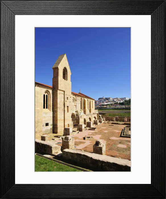Framed Print : The gothic monastery of Santa Clara a Velha. Coimbra, Portugal Framed Print : The gothic monastery of Santa Clara a Velha. Coimbra, Portugal