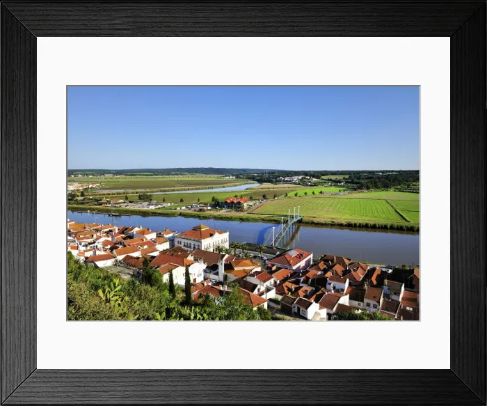 Framed Print : Rice fields near the Sado river, in Alcacer do Sal. Portugal Framed Print : Rice fields near the Sado river, in Alcacer do Sal. Portugal
