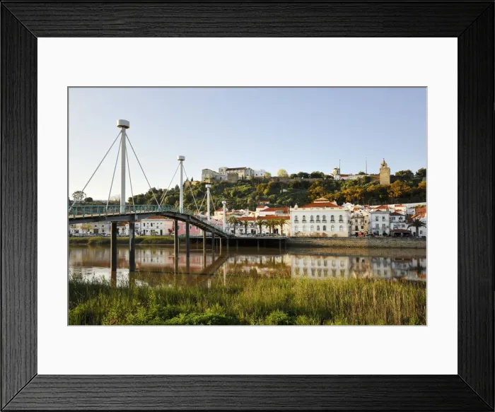 Framed Print : The historical village of Alcacer do Sal. Alentejo, Portugal Framed Print : The historical village of Alcacer do Sal. Alentejo, Portugal