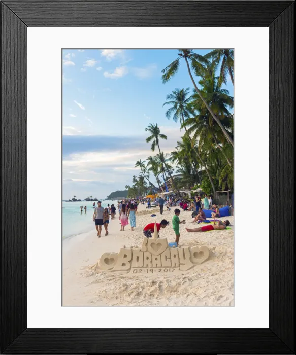 Framed Print : Asia, South East Asia, Philippines, Western Visayas, Boracay, Dinwid Beach Framed Print : Asia, South East Asia, Philippines, Western Visayas, Boracay, Dinwid Beach
