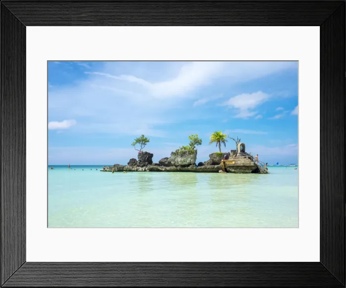Framed Print : Willys Rock, White Beach, Boracay Island, Aklan Province, Western Visayas Framed Print : Willys Rock, White Beach, Boracay Island, Aklan Province, Western Visayas