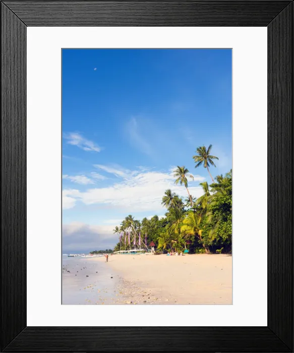 Framed Print : Asia, South East Asia, Philippines, Central Visayas, Bohol, White Beach Framed Print : Asia, South East Asia, Philippines, Central Visayas, Bohol, White Beach