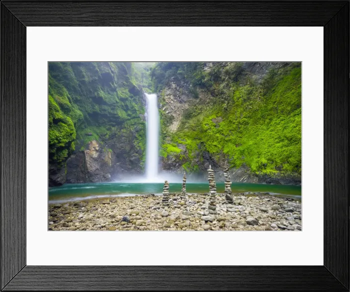 Framed Print : Tappiya Falls, Batad, Banaue, Mountain Province, Cordillera Administrative Region