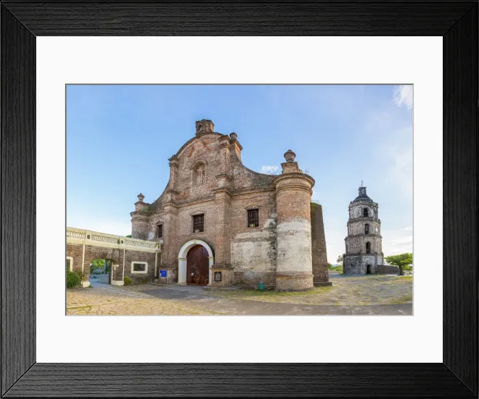 Framed Print : Our Lady of the Assumption Church (Nuestra Senora de la Asuncion) and detached Framed Print : Our Lady of the Assumption Church (Nuestra Senora de la Asuncion) and detached