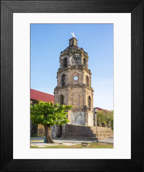 Framed Print : Detached belltower of Our Lady of the Assumption Church (Nuestra Seanora de la Asuncion) Framed Print : Detached belltower of Our Lady of the Assumption Church (Nuestra Seanora de la Asuncion)