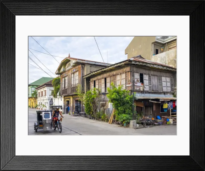 Framed Print : Old colonial-era buildings in Vigan City, Ilocos Sur, Ilocos Region, Philippines Framed Print : Old colonial-era buildings in Vigan City, Ilocos Sur, Ilocos Region, Philippines