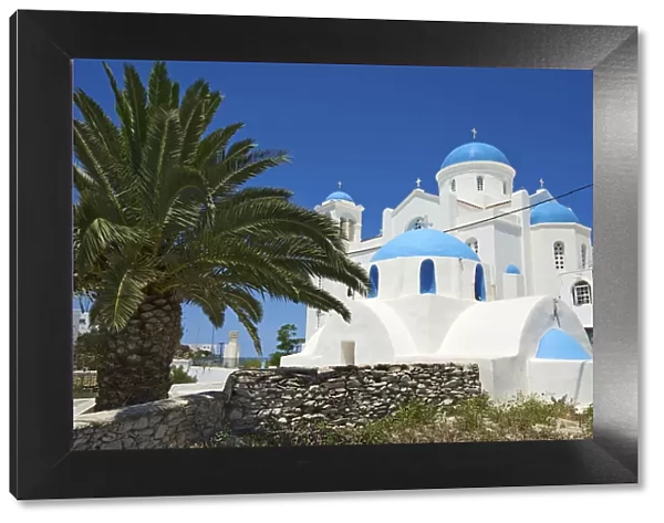 Evangelismos Church, Ios Island, Cyclades, Greece