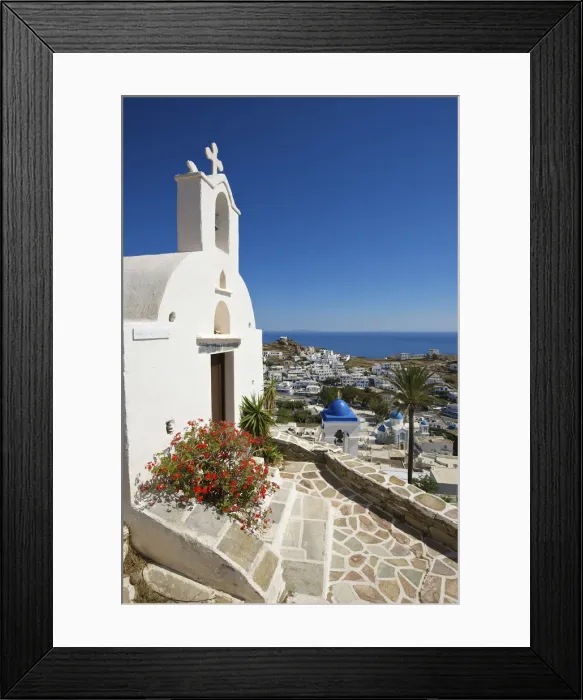 Framed Print : Chapel, Ios Island, Cyclades, Greece Framed Print : Chapel, Ios Island, Cyclades, Greece
