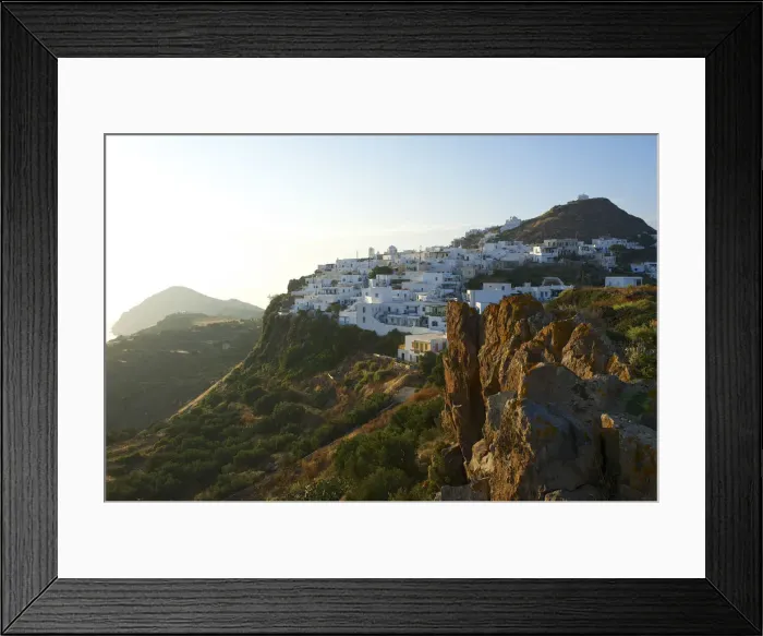 Framed Print : Plaka and Kastro, Milos, Cyclades, Greece Framed Print : Plaka and Kastro, Milos, Cyclades, Greece
