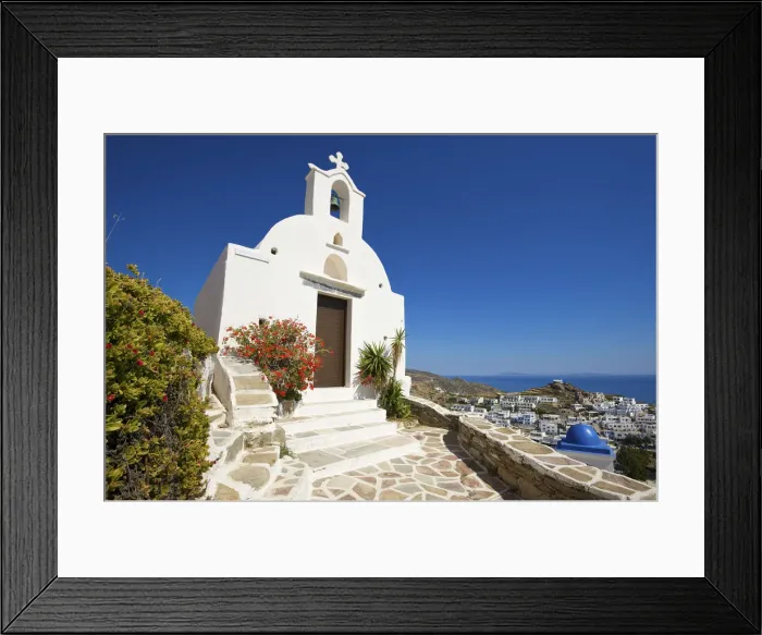 Framed Print : Chapel, Ios Island, Cyclades, Greece Framed Print : Chapel, Ios Island, Cyclades, Greece