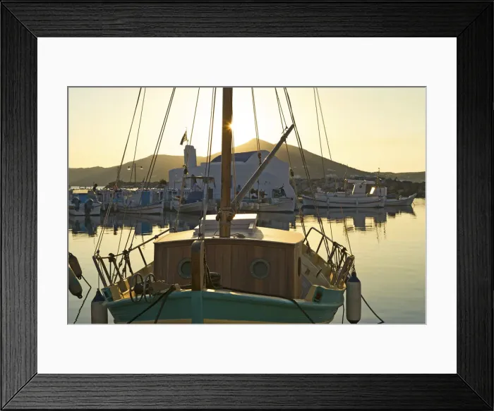 Framed Print : Naoussa, Paros Island, Cyclades, Greece Framed Print : Naoussa, Paros Island, Cyclades, Greece