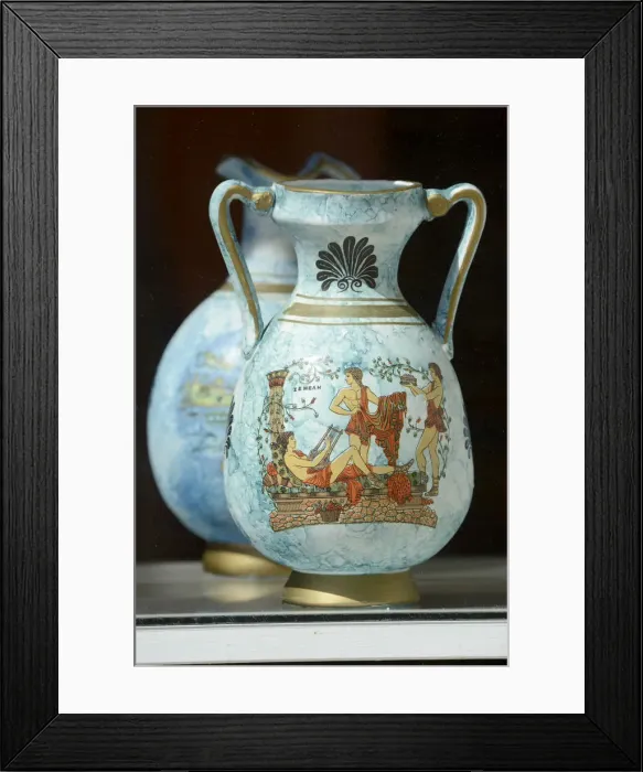 Framed Print : Pottery in Sitia, Crete, Greece, Europe Framed Print : Pottery in Sitia, Crete, Greece, Europe
