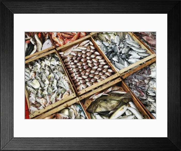 Framed Print : Fish market, Ouranopoli, Chalkidiki, Greece Framed Print : Fish market, Ouranopoli, Chalkidiki, Greece