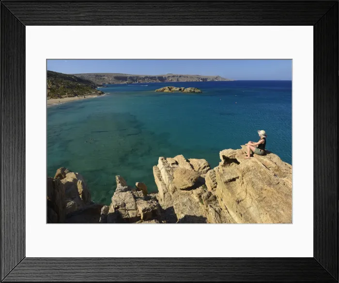 Framed Print : Vai, Palm Beach, Crete, Greece, Europe Release 0009 Framed Print : Vai, Palm Beach, Crete, Greece, Europe Release 0009