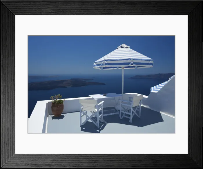 Framed Print : Hotel in Imerovigli, Santorini, Cyclades, Greece Framed Print : Hotel in Imerovigli, Santorini, Cyclades, Greece