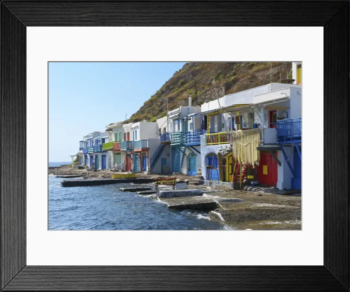 Framed Print : Fishing village Klima, Milos, Cyclades, Greece Framed Print : Fishing village Klima, Milos, Cyclades, Greece
