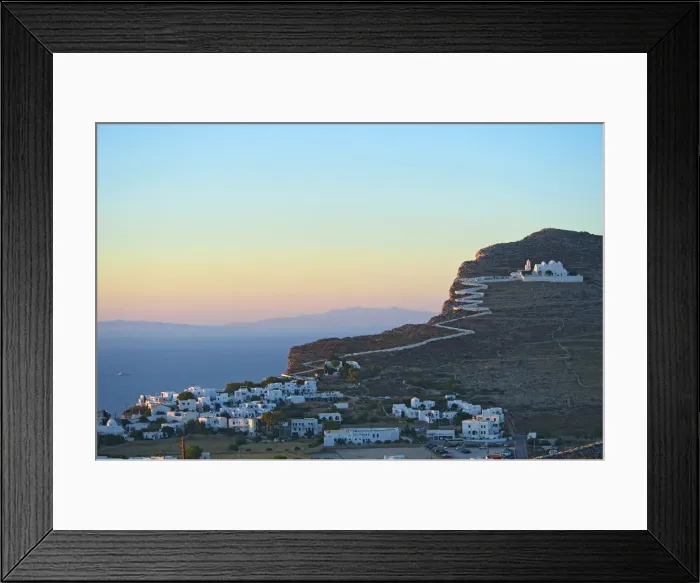 Framed Print : Panaghia, Chora, Folegandros, Cyclades, Greece Framed Print : Panaghia, Chora, Folegandros, Cyclades, Greece