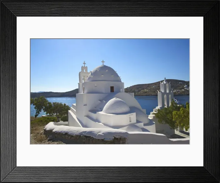Framed Print : Agia Irini Church, Ios Island, Cyclades, Greece Framed Print : Agia Irini Church, Ios Island, Cyclades, Greece