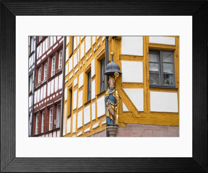 Framed Print : Weissergerbergasse Street, Nuremberg, Bavaria, Germany Framed Print : Weissergerbergasse Street, Nuremberg, Bavaria, Germany
