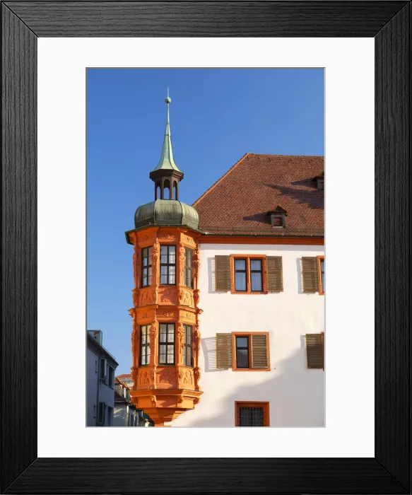 Framed Print : Traditional building, Wurzburg, Bavaria, Germany
