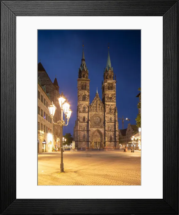 Framed Print : St Lawrence (St Lorenz) Church at dusk, Nuremberg, Bavaria, Germany Framed Print : St Lawrence (St Lorenz) Church at dusk, Nuremberg, Bavaria, Germany