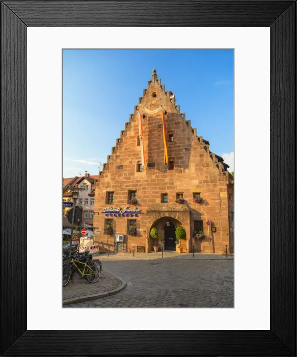 Framed Print : Unschlitthaus, Nuremberg, Bavaria, Germany Framed Print : Unschlitthaus, Nuremberg, Bavaria, Germany